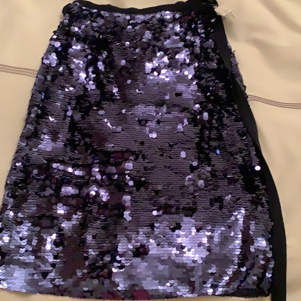 J crew sequin midi skirt